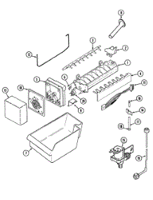 Optional Ice Maker Kit-Uki1000agx parts for Maytag Top-Mount Refrigerator GT1887PEKW from AppliancePartsPros.com