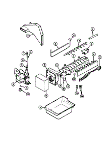 Ice Maker Kit parts for Maytag Top-Mount Refrigerator RBE214RFV-DD53A from AppliancePartsPros.com