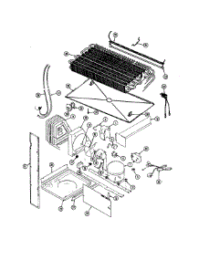 Unit Compartment & System parts for Maytag Top-Mount Refrigerator RBE214RFV-DD53A from AppliancePartsPros.com