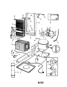 Unit And System parts for Magic Chef Side-By-Side Refrigerator RC20LN-3AW-BS10A from AppliancePartsPros.com