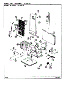 Unit Compartment & System (Rc203pda / Ds06a) (Rc203pda / Ds10a) (Rc203pdv / Ds05a) (Rc203pdv / Ds09a) parts for Magic Chef Side-By-Side Refrigerator RC203PDA-DS09A from AppliancePartsPros.com