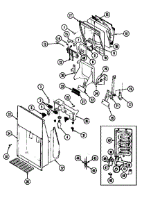 Ice & Water Dispenser (Rc203pda / Ds06a) (Rc203pda / Ds10a) (Rc203pdv / Ds05a) (Rc203pdv / Ds09a) parts for Magic Chef Side-By-Side Refrigerator RC203PDA-DS09A from AppliancePartsPros.com