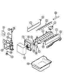 Optional Ice Maker Kit (Imktm1) parts for Magic Chef Top-Mount Refrigerator RB19KA-2AD-BL52A from AppliancePartsPros.com