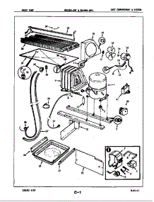 Unit Compartment & System parts for Magic Chef Top-Mount Refrigerator RB15EN-2AFL/5E30B from AppliancePartsPros.com