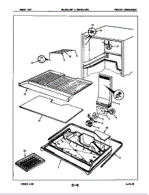 Freezer Compartment parts for Magic Chef Top-Mount Refrigerator RB15EN-2AFL/5E30B from AppliancePartsPros.com