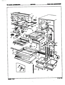 Fresh Food Compartment parts for Maytag Refrigerator CDNT18T9/8B29A from AppliancePartsPros.com
