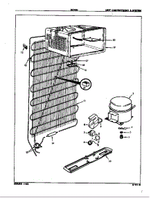 Unit Compartment & System parts for Maytag Refrigerator RC12H/E7S01 from AppliancePartsPros.com