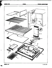Freezer Compartment parts for Maytag Refrigerator NT19H6A/7A54A from AppliancePartsPros.com