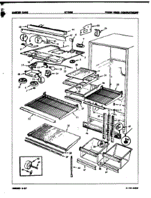 Fresh Food Compartment parts for Maytag Refrigerator NT19H6A/7A54A from AppliancePartsPros.com