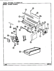 Optional Ice Maker Kit (Rb194pa / De76a) (Rb194pv / De75a) parts for Magic Chef Refrigerator RB194PA/DE75A from AppliancePartsPros.com