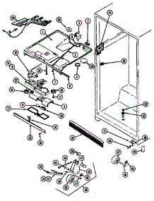 Fresh Food Compartment parts for Maytag Refrigerator RTD2100CGE/DF75A from AppliancePartsPros.com
