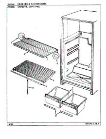 Shelves & Accessories parts for Maytag Refrigerator CNNT174K/BF31C from AppliancePartsPros.com