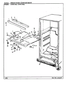 Fresh Food Compartment parts for Maytag Refrigerator CNNT174KA/BF31C from AppliancePartsPros.com