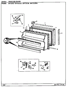 Freezer Door parts for Maytag Refrigerator BNT23L8K/BL96A from AppliancePartsPros.com