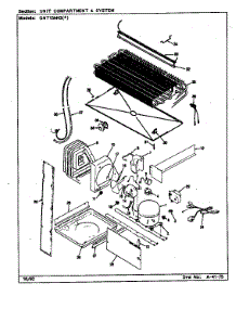 Unit Compartment & System parts for Maytag Refrigerator GNT15M42A/CF01A from AppliancePartsPros.com