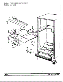 Fresh Food Compartment parts for Maytag Refrigerator GNT15M82/CF15A from AppliancePartsPros.com