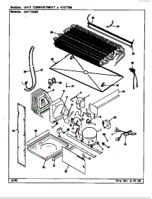 Unit Compartment & System parts for Maytag Refrigerator GNT15M82/CF15A from AppliancePartsPros.com