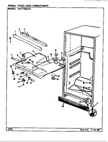 Fresh Food Compartment parts for Maytag Refrigerator GNT17M42/BF36B from AppliancePartsPros.com