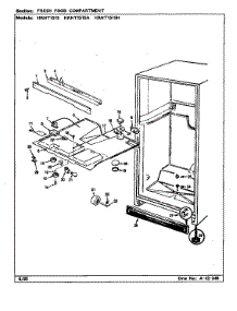 Fresh Food Compartment (Hrnt1515 / Bf09e) (Hrnt1515 / Bf09f) (Hrnt1515a / Bf10e) (Hrnt1515h / Bf11e) (Hrnt1515h / Bf11f) parts for Maytag Refrigerator HRNT1515/BF09F from AppliancePartsPros.com