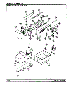 Ice Maker & Bin parts for Maytag Refrigerator GS22X8DV-DR33A from AppliancePartsPros.com