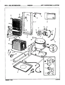 Unit Compartment & System parts for Maytag Refrigerator NNS208J/8L36A from AppliancePartsPros.com