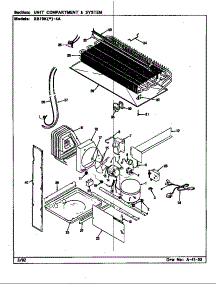 Unit Compartment & System (Rb19ka-4A / Bg64a) (Rb19ka-4A / Bg65a) (Rb19kn-4A / Bg64a) (Rb19kn-4A / Bg65a) parts for Magic Chef Top-Mount Refrigerator RB19KY-4A/BG64A from AppliancePartsPros.com