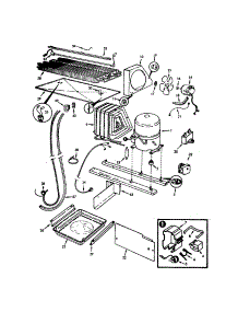Unit Compartment And System parts for Magic Chef Top-Mount Refrigerator RB21HA-3A/8C74A from AppliancePartsPros.com