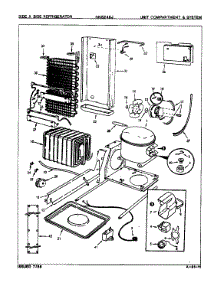 Unit Compartment & System parts for Maytag Refrigerator NNS248J/8L39A from AppliancePartsPros.com