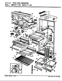 Fresh Food Compartment parts for Maytag Refrigerator KRB17KN3A3/AF30A from AppliancePartsPros.com