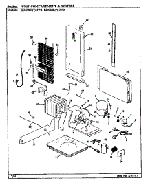 Unit Compartment & System parts for Maytag Refrigerator KRC22KA3W2/AP36A from AppliancePartsPros.com
