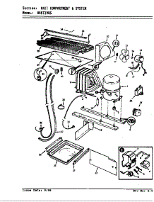 Unit Compartment & System parts for Maytag Refrigerator HRNT1906A/AF53A from AppliancePartsPros.com