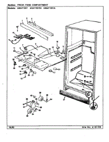 Fresh Food Compartment parts for Maytag Refrigerator HRNT1917H/CL53A from AppliancePartsPros.com