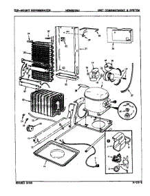 Unit Compartment & System parts for Maytag Refrigerator NDNS229JA/8N44A from AppliancePartsPros.com