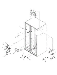 Evap Fan Assy And Lights parts for Maytag Side-By-Side Refrigerator SK535-2-PSK535062W from AppliancePartsPros.com