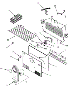 Freezer Compartment parts for Maytag Top-Mount Refrigerator GT2183PEKW from AppliancePartsPros.com