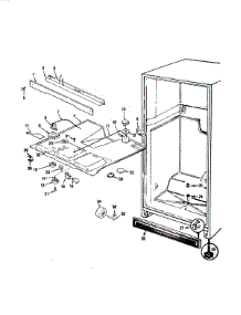 Fresh Food Compartment parts for Maytag Top-Mount Refrigerator CNT23W8A-CL91A from AppliancePartsPros.com
