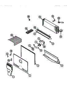 Freezer Compartment parts for Maytag Top-Mount Refrigerator MTM1742ZARW from AppliancePartsPros.com