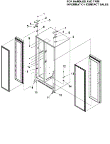Hinges parts for Maytag Side-By-Side Refrigerator SK525-2W-PSK525200W0 from AppliancePartsPros.com
