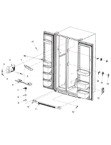 Light Covers And Toe Grille parts for Maytag Side-By-Side Refrigerator SK525-2W-PSK525200W0 from AppliancePartsPros.com