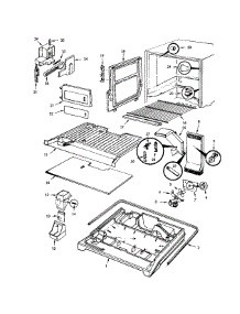 Freezer Compartment parts for Maytag Top-Mount Refrigerator BDNT22K9-9A55A from AppliancePartsPros.com