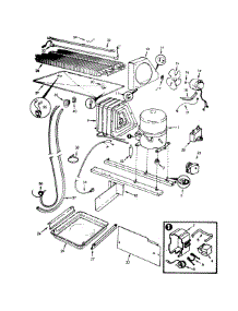 Unit Compartment & System parts for Maytag Top-Mount Refrigerator BDNT22K9A-9A57A from AppliancePartsPros.com