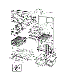 Fresh Food Compartment parts for Maytag Top-Mount Refrigerator NNT197KH-BC63A from AppliancePartsPros.com