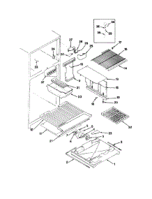 Freezer Compartment parts for Maytag Top-Mount Refrigerator RTD21A-9E14A from AppliancePartsPros.com