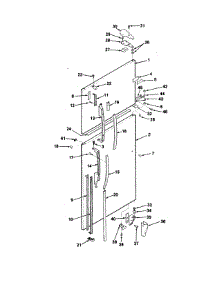 Outer Door parts for Maytag Top-Mount Refrigerator RTD23A-AH93E from AppliancePartsPros.com
