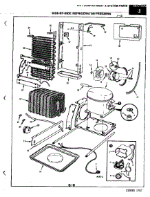 Unit Compartment & System parts for Magic Chef Refrigerator RC24BY-3AW/1M51A from AppliancePartsPros.com