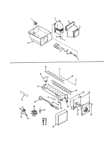Ice Maker And Bin parts for Magic Chef Side-By-Side Refrigerator RC20LA-3AW-BS09A from AppliancePartsPros.com