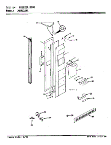 Freezer Door parts for Maytag Refrigerator CNDNS229KA/AP34A from AppliancePartsPros.com