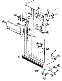 Fresh Food Compartment parts for Maytag Refrigerator HRNS2035A/DP04A from AppliancePartsPros.com