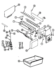 Optional Ice Maker Kit parts for Maytag Refrigerator HRNS2035A/DP04A from AppliancePartsPros.com