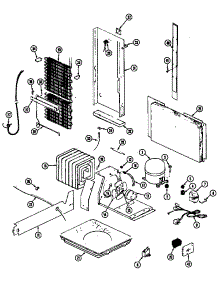 Unit Compartment & System parts for Maytag Refrigerator HRNS2035A/DP04A from AppliancePartsPros.com